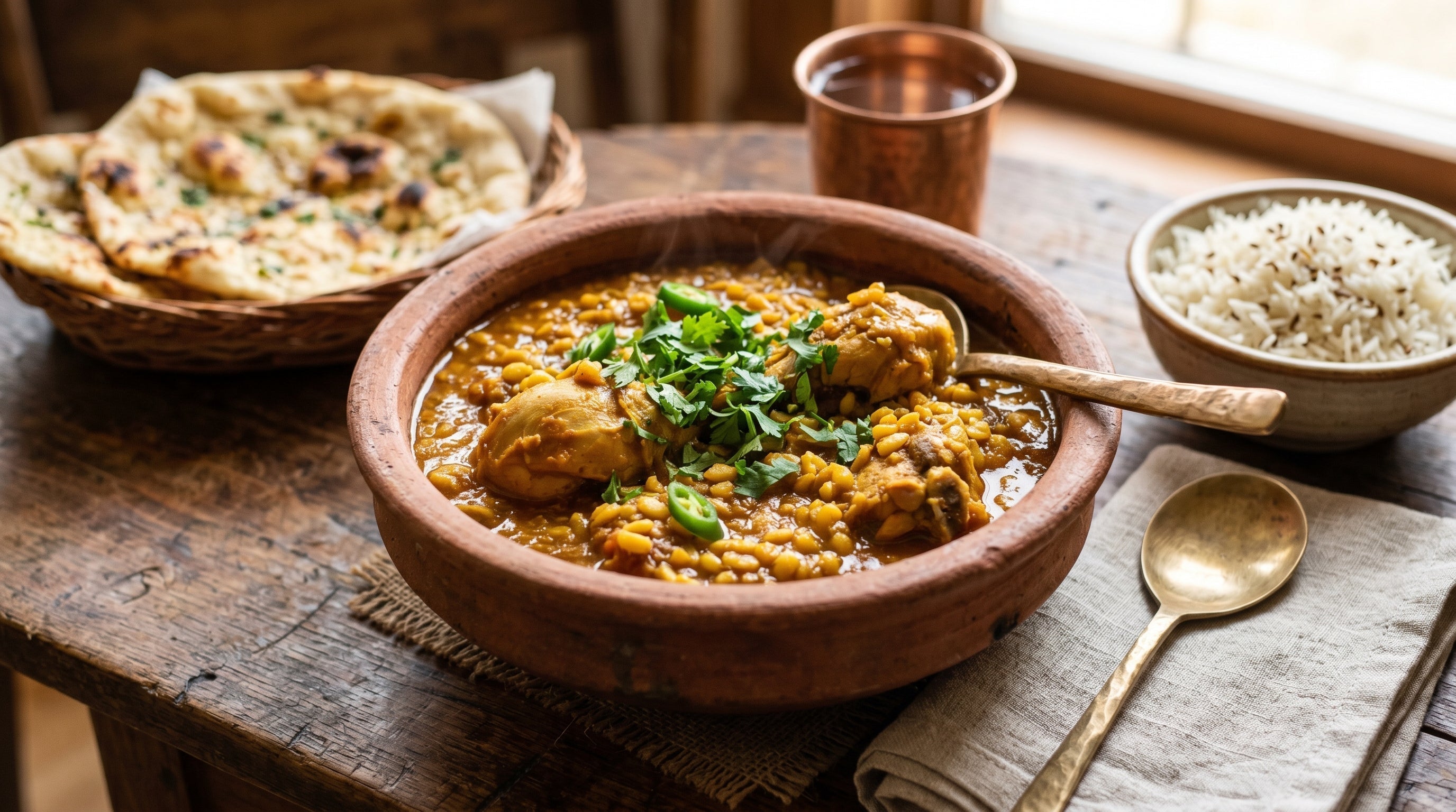 Moong Dal Chicken Curry Recipe – Healthy, Protein-Rich & Homemade Flavor