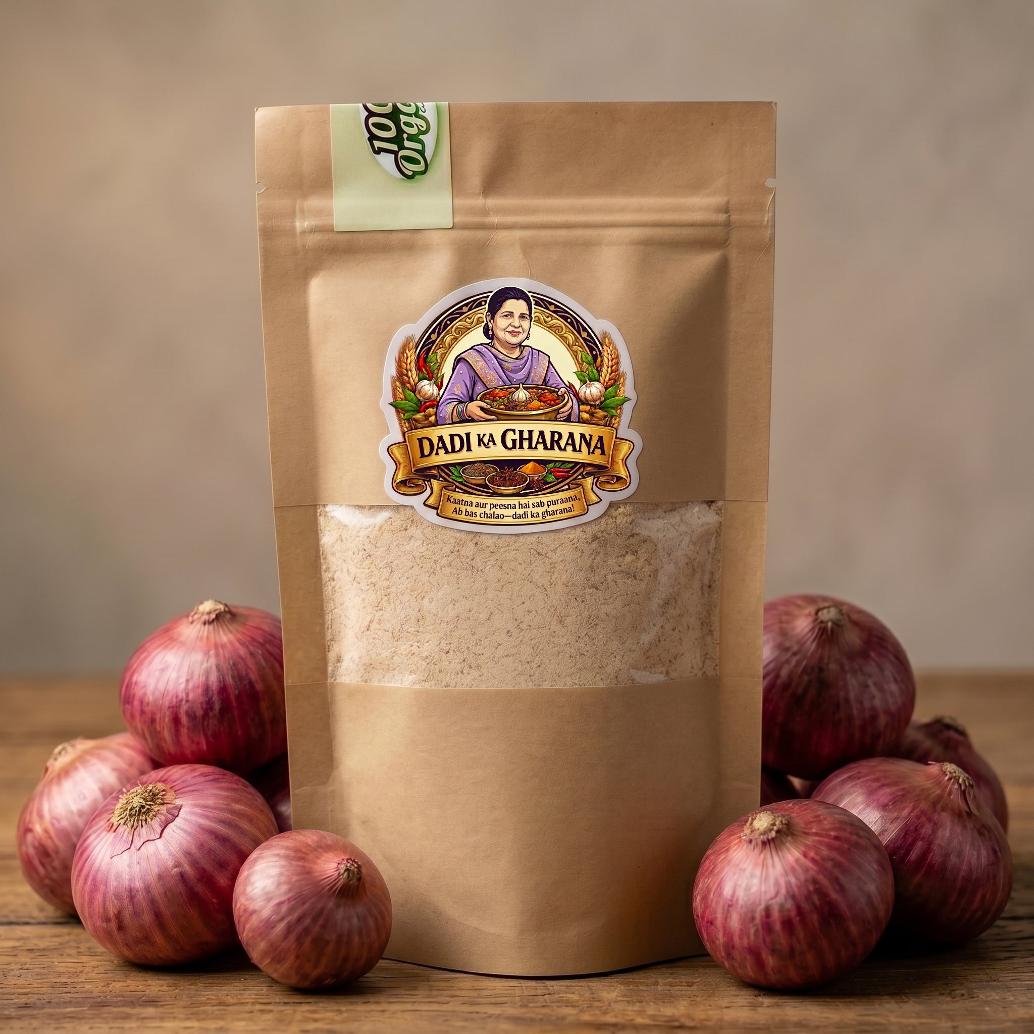 Onion Powder 100g by Dadi Ka Gharana — real dried onion, no preservatives